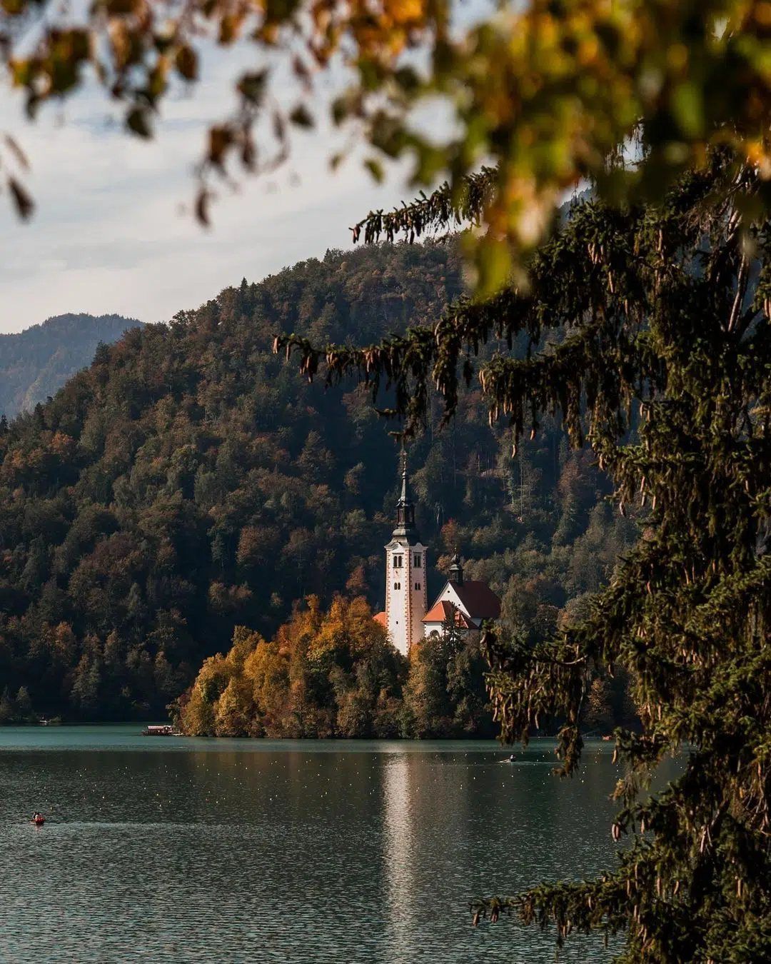 Lake Bled in autumn